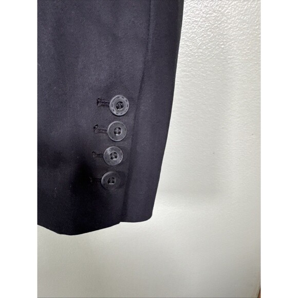 Lane Bryant Two Button‎ Black Blazer Double Weave Stretch Size 16 NWT $79 - Picture 5 of 8